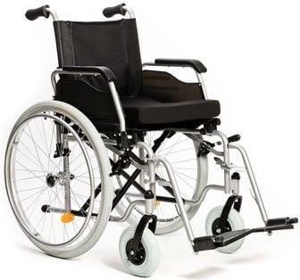 Mdh Wózek Inwalidzki Stalowy Ręczny Solid Szerokość Siedzenia 41Cm (Ppw014)