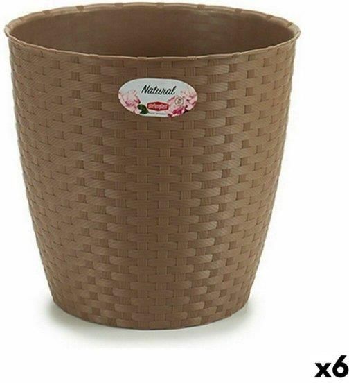 Stefanplast Doniczka Brązowy Plastikowy 29x27x29cm 6 szt. - Ceny i ...
