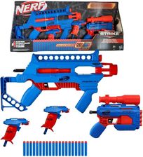 Zdjęcie Hasbro Nerf Alpha Strike Infantry Pack Zestaw 4 wyrzutni E8964 - Brzeg