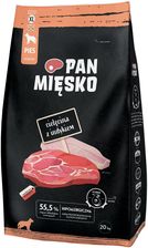 Ranking Pan Mięsko Karma sucha dla psa Cielęcina z indykiem (dorosły) chrupki XL 20 kg Zobacz, jaką karmę uwielbiają najlepsze psy