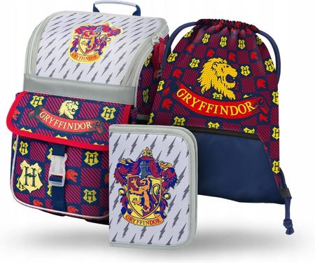 Baagl 3 Set Zippy Harry Potter Gryffindor Aktówka