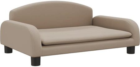 Sofa Dla Dzieci Cappuccino 70X45X30 Cm Sztuczna Skóra