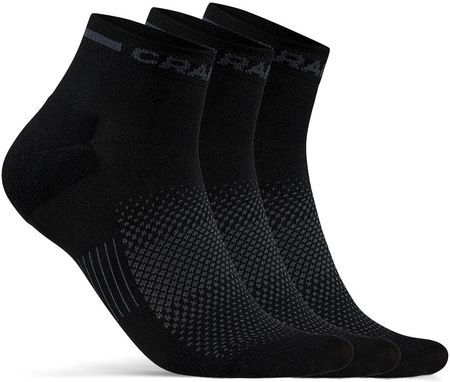 Skarpety Craft Core Dry Mid Sock 3-Pack 1910637-999000 – Czarny