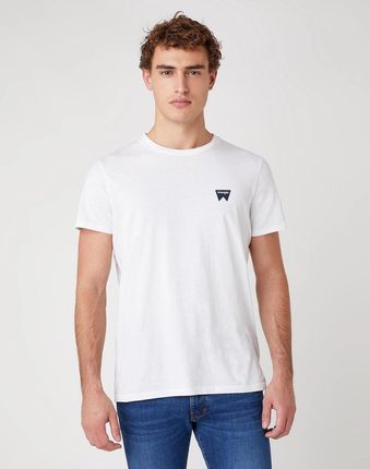 WRANGLER SS SIGN MĘSKI T-SHIRT KOSZULKA OFF TEE WHITE W7C07D312