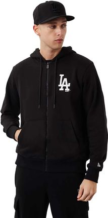 New Era MLB League Los Angeles Dodgers Essential Zip Hoodie 60284775 : Kolor - Czarne, Rozmiar - M