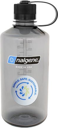 Nalgene Narrow Mouth Bottle 1L Grey