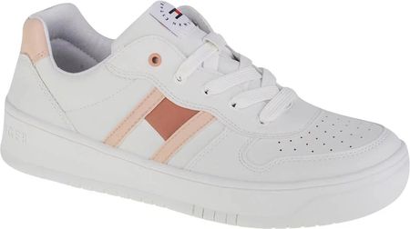 Tommy Hilfiger Low Cut Lace-Up Sneaker T3A4-32143-1351X134 : Kolor - Białe, Rozmiar - 37