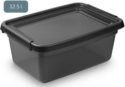 Moxom Pojemnik Plastikowy Z Pokrywą Czarny 12,5L (2522)