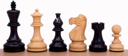 Sunrise Chess & Games Figury szachowe American Classic 3,75 cala Rzeźbione Drewniane CHI100E375