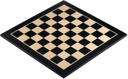 Sunrise Chess & Games Deska szachowa nr 4+ (bez opisu) hebanizowana (intarsja) D45BLACKWO