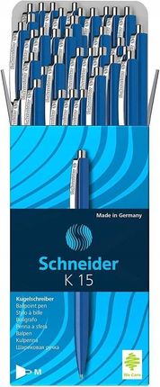 Schneider Długopis K15M Niebieski 24szt.