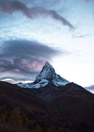 Nice Wall Matterhorn Pejzaż Górski Plakat Na Ścianę 50X70 Cm