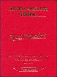 Austin Healey 100 Owners Handbook