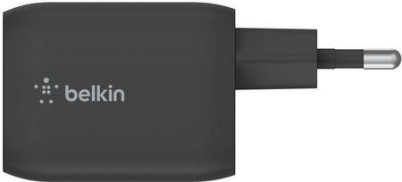 Podwójna ładowarka ścienna 65W USB-C GAN z PPS czarna