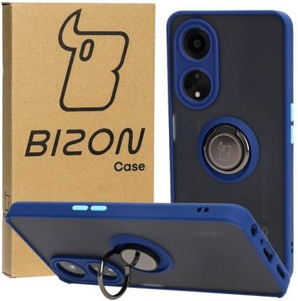 Bizon Etui Case Hybrid Ring Do Oppo A98 5G Granatowe