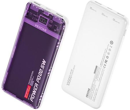 Wekome WP-353 Vanguard Series 10000mAh 20W Fioletowy