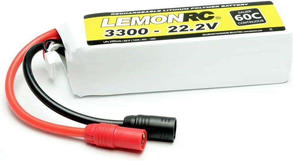HRB Batterie LiPo 6S 22.2V 3300mAh 60C Deans T - Haute Performance Pour Drone RC Hélico Voiture Bateau