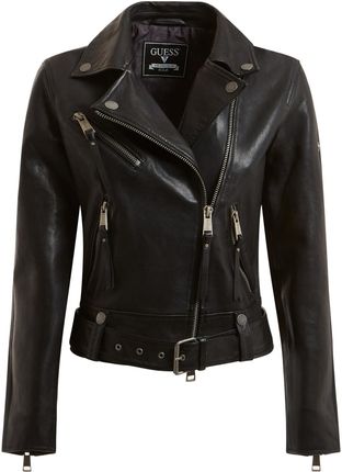 Damska Kurtka miejska Guess Camille Leather Jacket W2Yl16L0Qn0-Jblk – Czarny