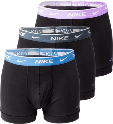 Męskie Bokserki Nike Trunk 3Pk 0000KE1008HWH – Czarny