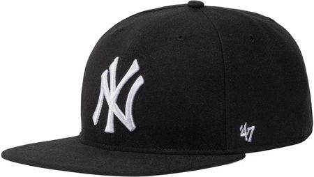Czapka z daszkiem męska 47 Brand MLB New York Yankees No Shot Cap B-NSHOT17WBP-BK Rozmiar: One size