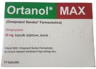 Ortanol Max 20Mg 14Kaps. Delfarma