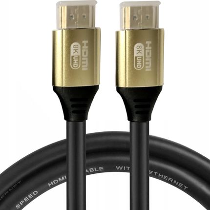 Kabel HDMI Przewód 2.1 PREMIUM  8K 60HZ 48Gbps 3m