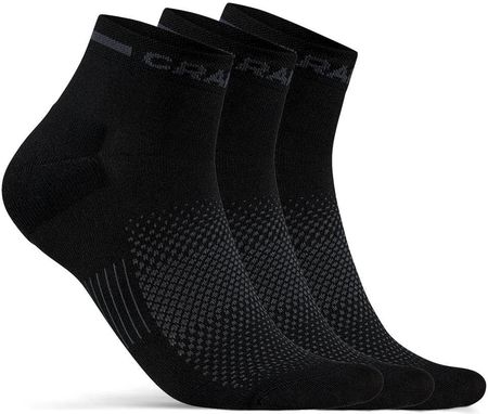 Skarpety Craft Core Dry Mid Sock 3-Pack 1910637-999000 – Czarny