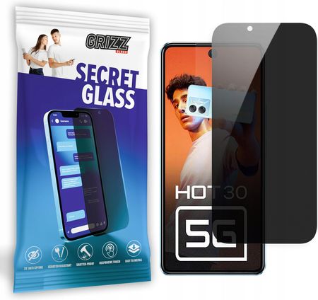 Grizz Glass Sekretne Szkło Prywatyzujące Do Infinix Hot 30 5G