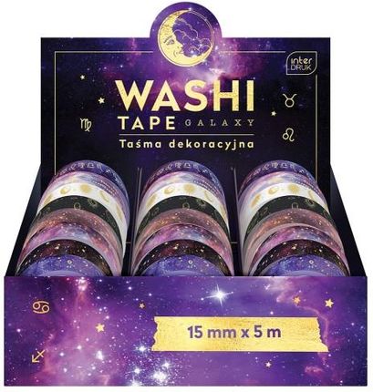 Interdruk Taśma dekoracyjna 5m GALAXY 24 sztuki
