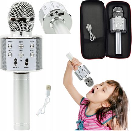 Skleplolki Mikrofon Głośnik Bluetooth Bezprzewodowy Karaoke