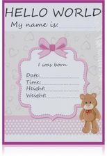 Zdjęcie Kidpro Milestone Cards Bear For A Baby Girl Karteczki Z Kamieniami Milowymi - Gniezno
