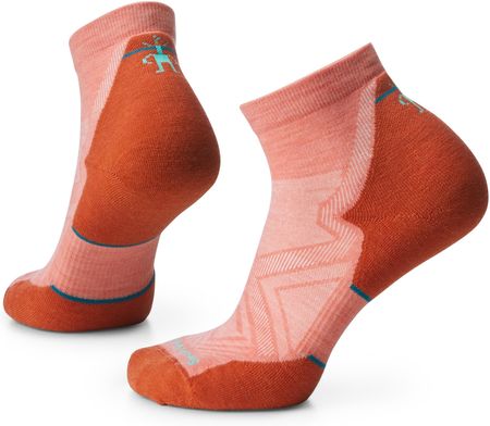 Smartwool Skarpety Damskie Run Targeted Cushion Ankle Socks Pomarańczowy
