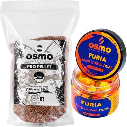 Osmo Furia Larwa Wafters + Pro Pellet Feeder 2mm MOON1