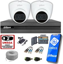 Zdjęcie Zestaw monitoringu do Sklepu, Ganbinetu, Domu, Firmy Dahua 4w1C2KD2 - Kąty Wrocławskie