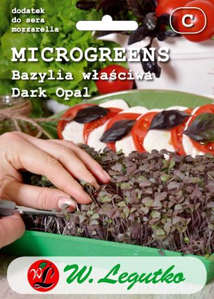 W. Legutko Mikrolistki Bazylia Właściwa Dark Opal 3g - zdjęcie 4