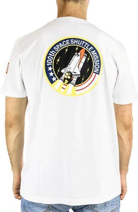 Koszulka Alpha Industries Space Shuttle T 176507 09 - Biała 