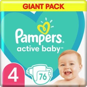 Pampers Active Baby Size 4 76Szt. Pieluchy Jednorazowe 9-14Kg