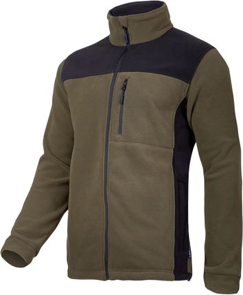 Bluza polarowa rozmiar S khaki-czarna LAHTI PRO 1 szt/opak L4011601