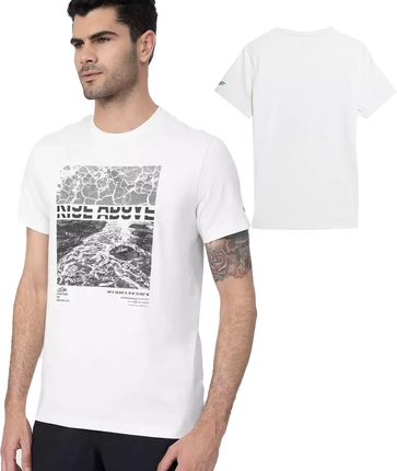 T-shirt męski 4F regular biały L