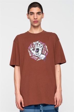 koszulka SANTA CRUZ - Spiral Strip Hand T-Shirt Sepia Brown (SEPIA BROWN) rozmiar: M