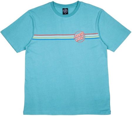 koszulka SANTA CRUZ - Opus Dot Stripes T-Shirt Mineral Blue (MINERAL BLUE) rozmiar: 6