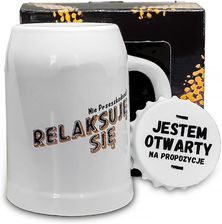 Zdjęcie Jawi Kufel Z Otwieraczem Biały - Czempiń