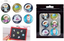 Zdjęcie MAGNESY KOSMONAUCI 3cm 6 SZTUK - Warszawa