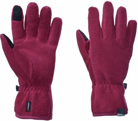 Dziecięce rękawiczki polarowe Jack Wolfskin SPIRIT FLEECE GLOVE Y dark ruby