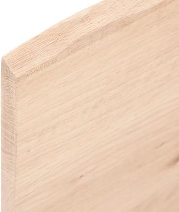 Vidaxl Półka 60X20X2 Cm Surowe Lite Drewno Dębowe - zdjęcie 2