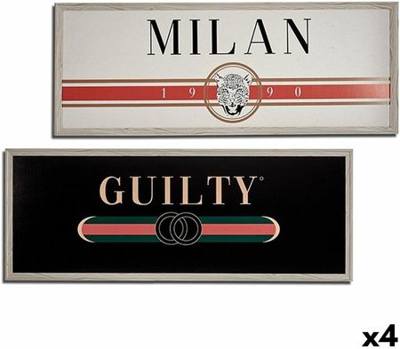 Gift Decor Obraz Guilty Milan Płyta 2X46 121 Cm (4 Sztuk)