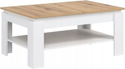 Liveo Meble �awa Do Salonu Stolik Kawowy D�b Bia�a Remi La07