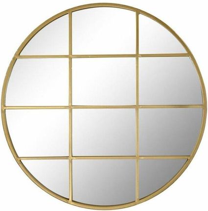 Dkd Home Decor Lustro Ścienne 60X2,5 Cm Szkło Złoty Żelazo Okno (60 Części)