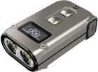 Nitecore TINI 2 Titanium, mała latarka, akumulatorowe latarki LED USB-C, 500 lumenów w 5 poziomach, czas pracy do 600 godzin