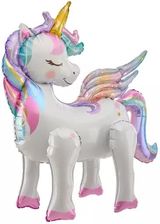 Zdjęcie Balony unicorn Jednorożec Urodziny Stojący 66cm - Bisztynek